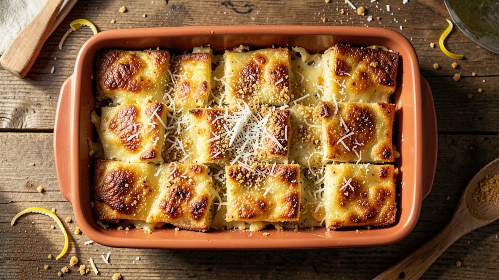 Baked Cheese Squares Recipe: Crispy Top, Melty Pull-Apart Magic in One Pan