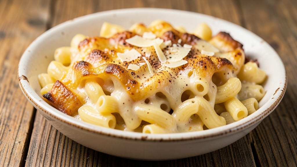 Andrew Gruel's Mac and Cheese Recipe: Crispy Breadcrumb Crown Over Smoky Lager Cheese