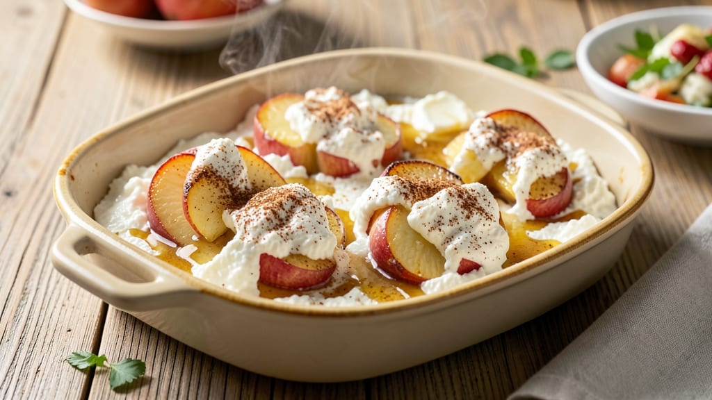 Baked Apple Cinnamon Cottage Cheese Recipe: Warm Spice Crunch With Protein-Packed Twist