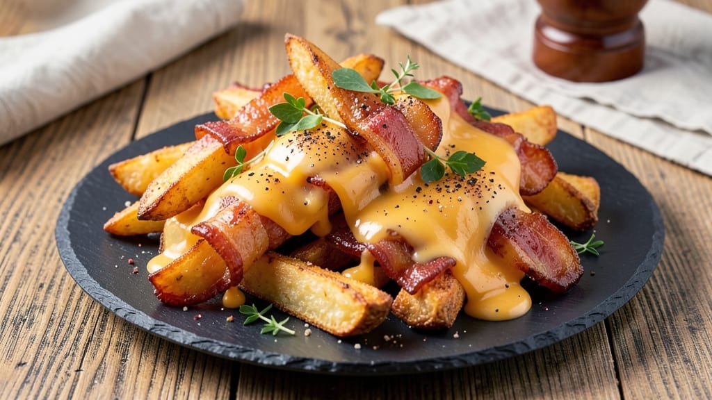 Bacon-Wrapped Cheese Fries Recipe: Crispy Edges, Melted Cheese Rivers