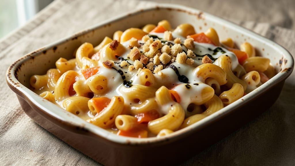 Alton Brown Mac and Cheese Reloaded Recipe: Crispy Crust, Gooey Streaks, No Burnt Bites