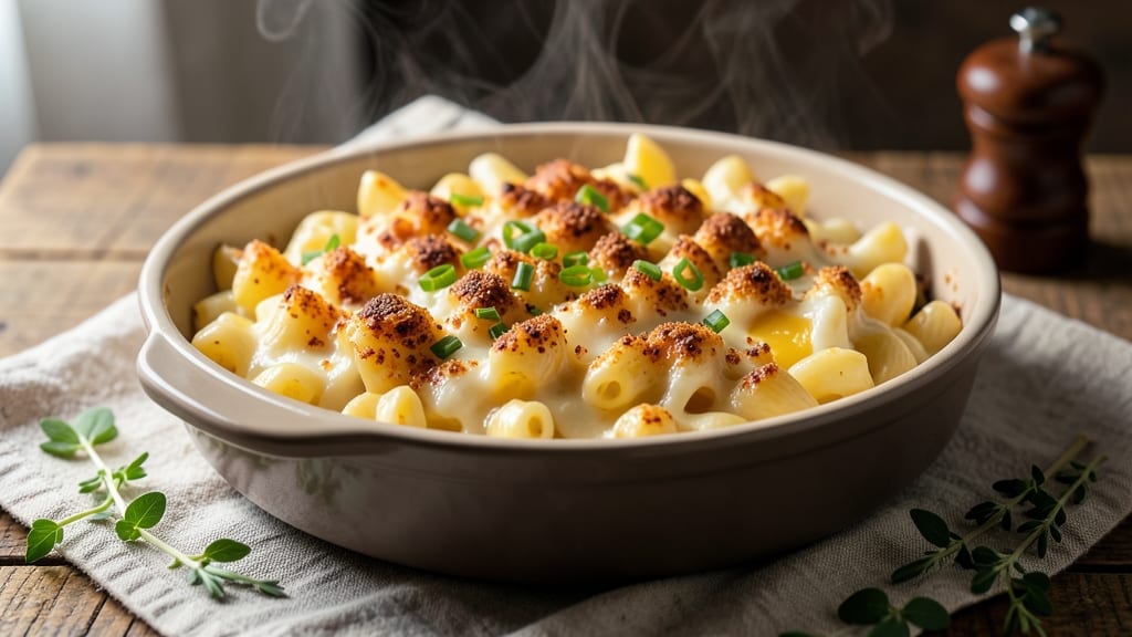Baked Mac and Cheese Recipe for 12: Crowd-Pleasing Crispy Top and Melty Heart