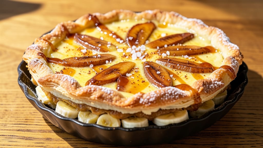 Banana Cheese Pie Recipe Bern's: Bern's Signature Crisp Top, Gooey Pull-Apart Magic