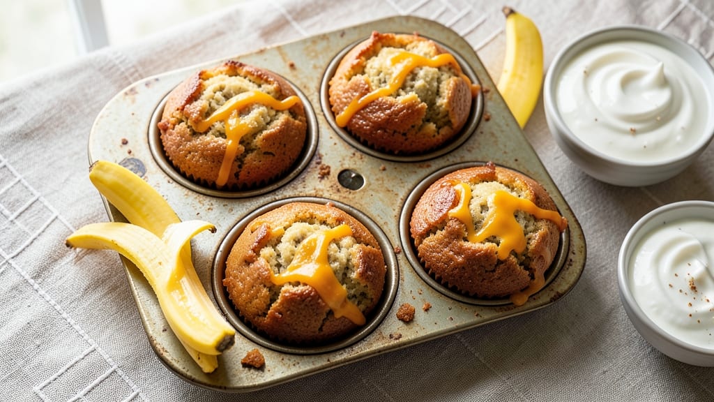 Banana Cheese Muffins Recipe: Sweet Banana and Sharp Cheddar Twist