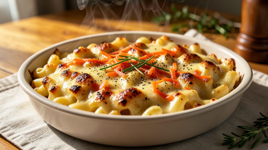Baked Mac and Cheese Recipe with Dry Mustard: Sharp Tang and Crispy Breaded Top