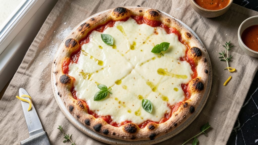 Basic Cheese Pizza Recipe: Crispy Crust, Stretchy Dough Magic
