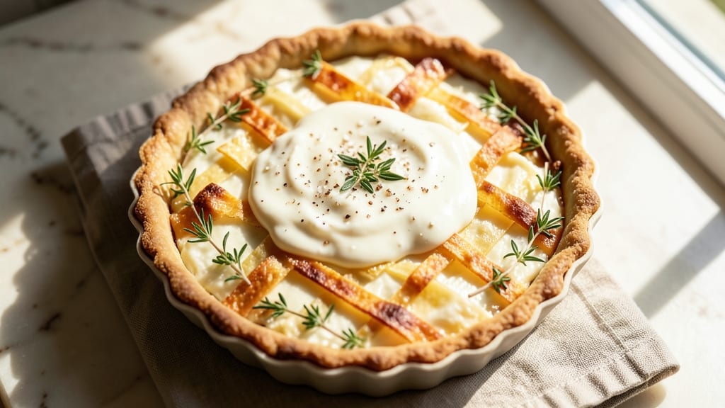 Balthazar Goat Cheese Tart Recipe: Golden Crust, Tangy Cream Cheese Core