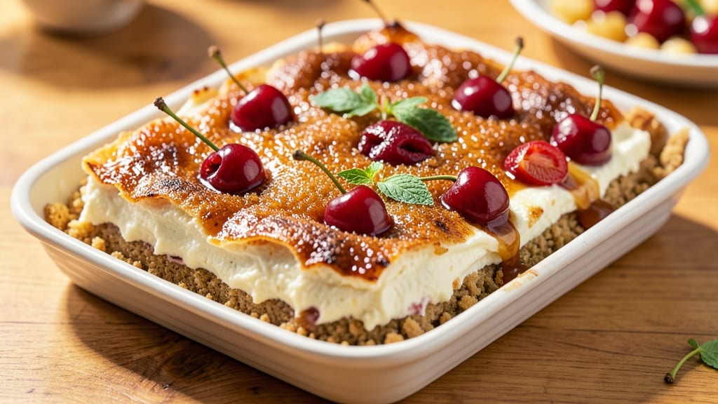 9x13 Cherry Delight Recipe With Cream Cheese And Graham Cracker: Triple-Layered Crunch and Sweet-Tart Bliss