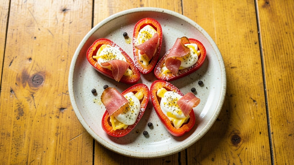 Banana Peppers Stuffed With Cheese and Prosciutto Recipe: Crispy Bites With Salty-Sweet Filling