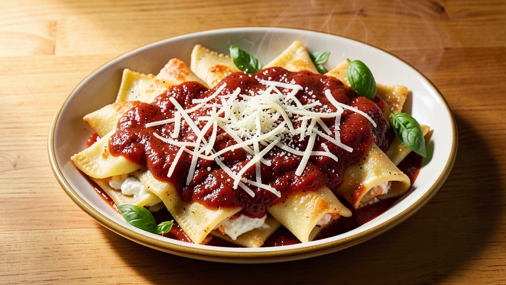 Barilla Cheese Manicotti Recipe: Triple-Layered Pasta With Gooey Ricotta Filling