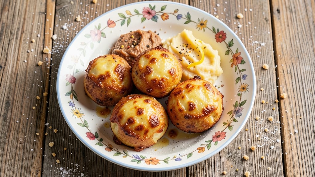 Baked Potato Cheese Balls Recipe: Crispy Shells and Gooey Cheddar Pull-Apart Magic