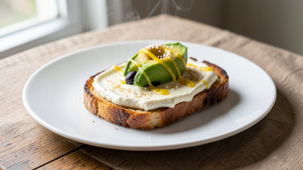 Avocado Cream Cheese Toast Recipe: Rich and Creamy Green Goddess Twist