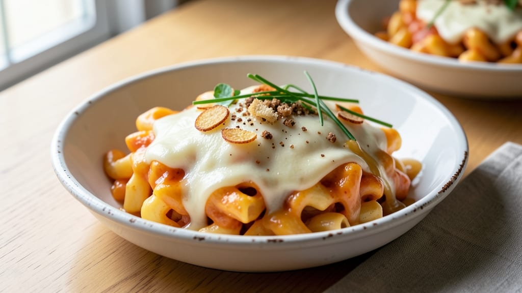 Anne Burrell's Mac and Cheese Recipe: Crispy Breadcrumb Crown Over Creamy Cheddar