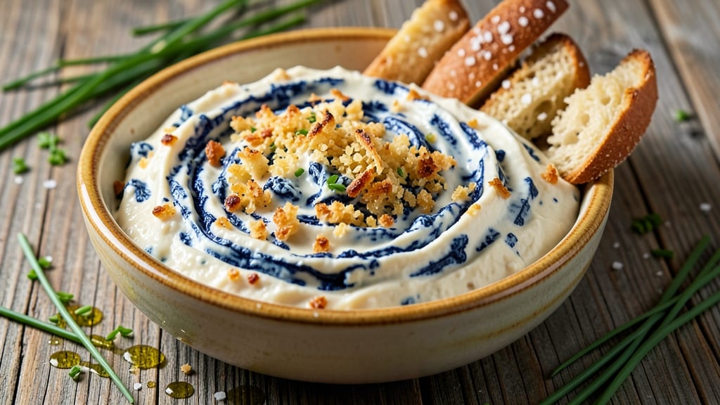 Baked Blue Cheese Dip Recipe: Crispy Top, Tangy Pull-Apart Magic