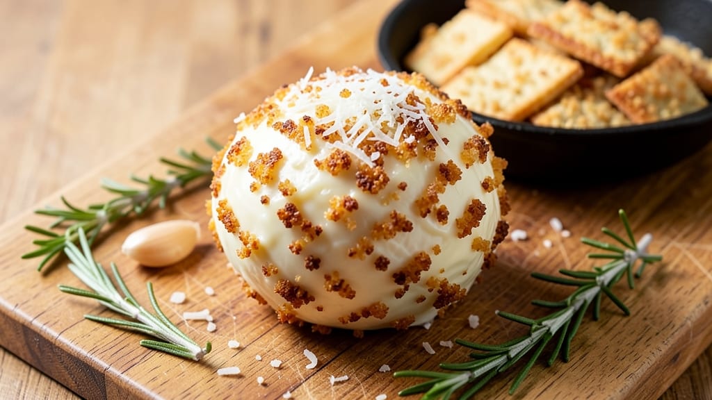 Awesome Cheese Ball Recipe: Crunchy Exterior, Gooey Cheese Heart