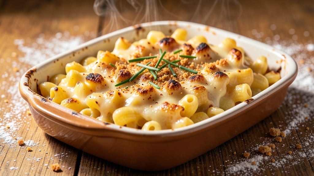 Air Fry Mac And Cheese Recipe: Crispy Breadcrumbs Seal In Melty Cheese