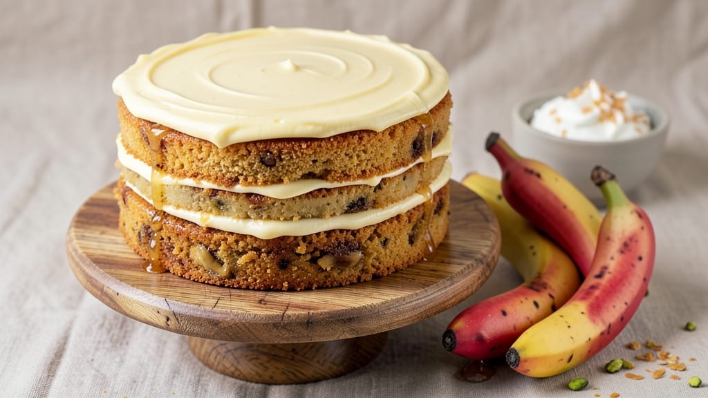 Banana Cream Cheese Pound Cake Recipe: Triple-Layered Bliss With Crispy Top