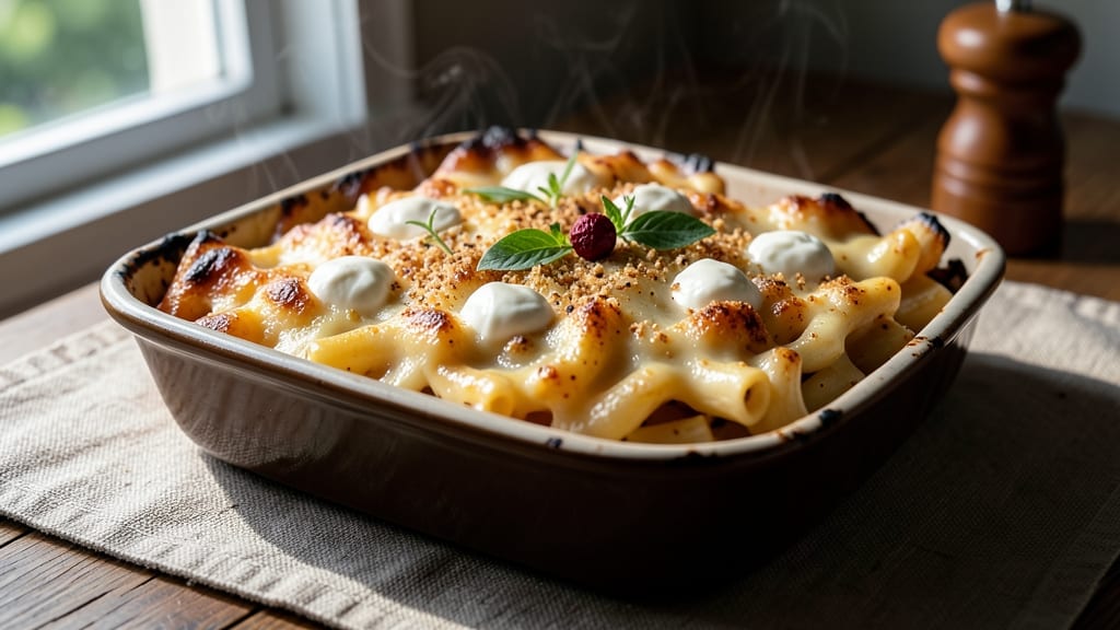 Baked Mac and Cheese Recipe with Shredded Cheese: Triple-Cheese Layers That Melt Together