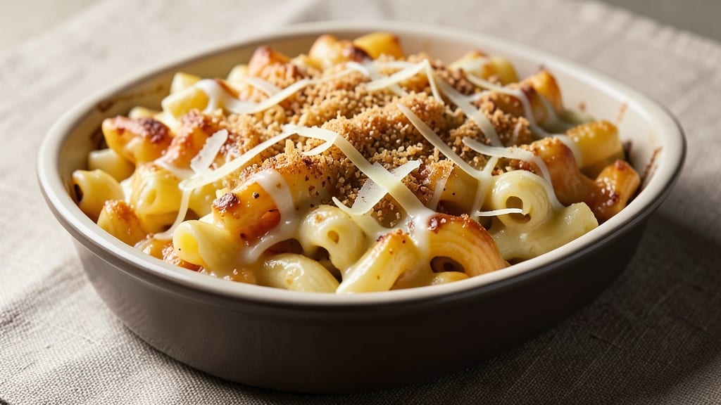 Baked Mac and Cheese Recipe with Cheddar and Gruyere: Crispy Top, Nutty Pull-Apart Magic