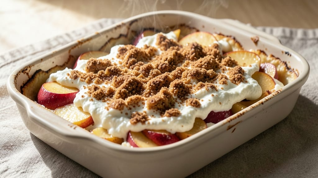 Apple Cinnamon Cottage Cheese Bake Recipe: Warm-Spiced Crunch With Caramelized Top