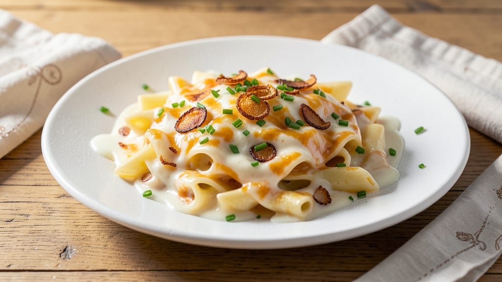 Baked Cream Cheese Pasta Recipe: Crispy Crust, Gooey Pull-Apart Cheese Rivers