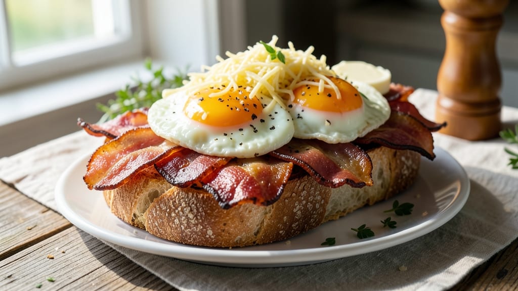 Bacon Egg Cheese Ciabatta Recipe: Crispy Toasted Bites With Melty Pull-Apart Cheese
