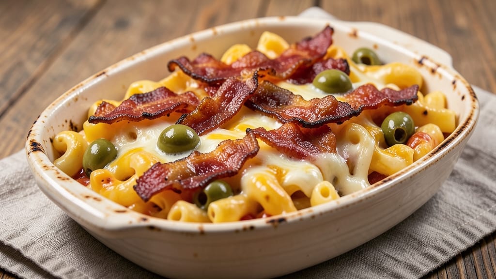 Bacon Pimento Mac and Cheese Recipe: Smoky-Spiced Crunch Meets Gooey Cheese Rivers