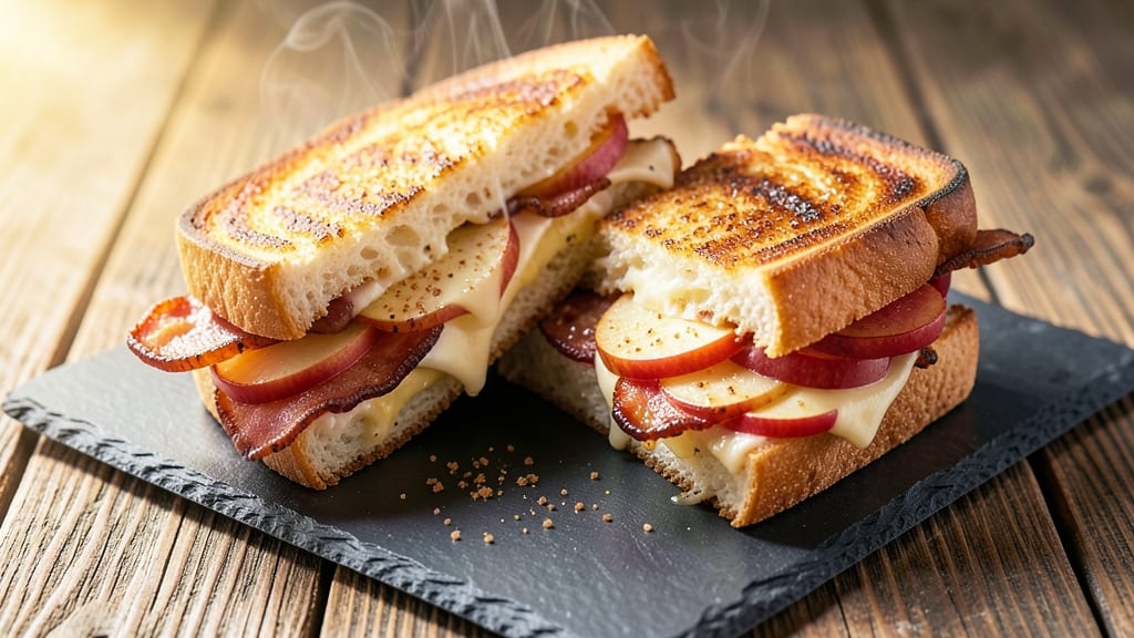 Apple Bacon Grilled Cheese Recipe: Sweet-Savory Crunch With Crispy Edges