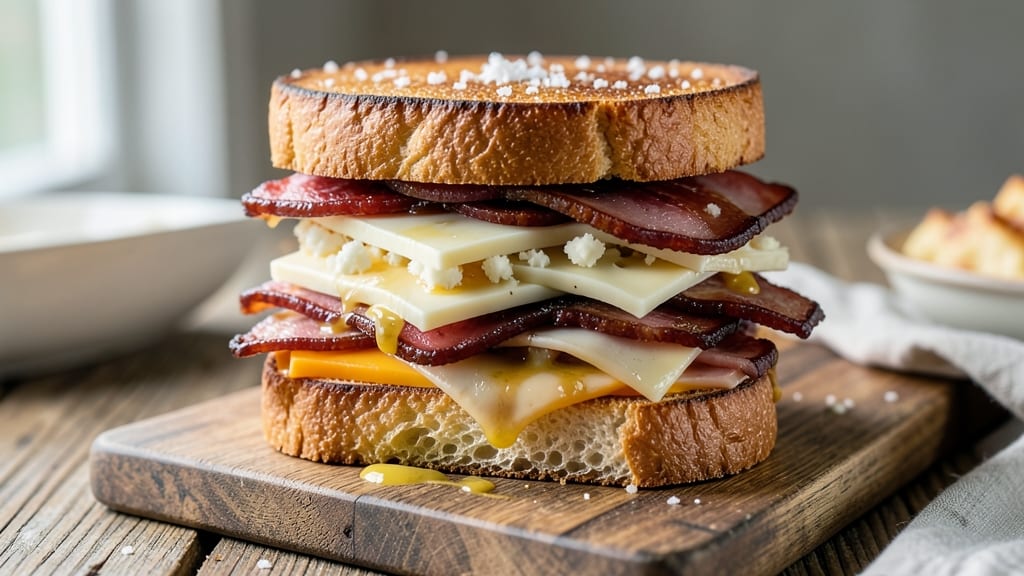 Baked Ham and Cheese Sandwich Recipe: Crispy-Golden Crust With Melty Pull-Apart Cheese