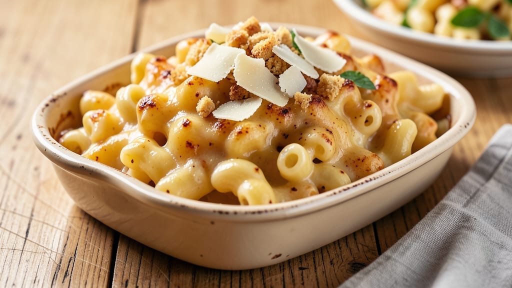 Joshua Weissman's Baked Mac and Cheese Recipe: Golden Crust, Unctuous Cheese Pulls