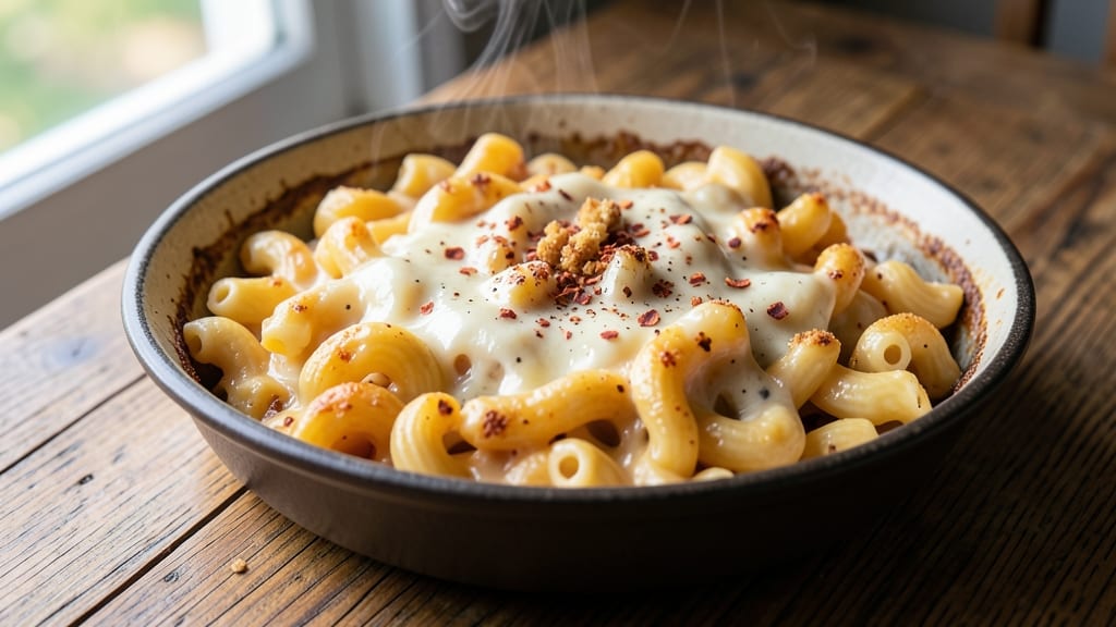 Angry Mac and Cheese Recipe: Smoky Paprika Crunch With Bold Cheddar Rivers
