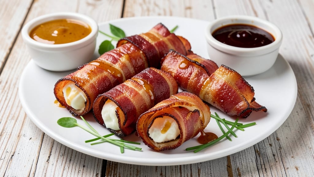 Bacon Cream Cheese Roll-Ups Recipe: Crispy Bites With Smoky Sweet Filling