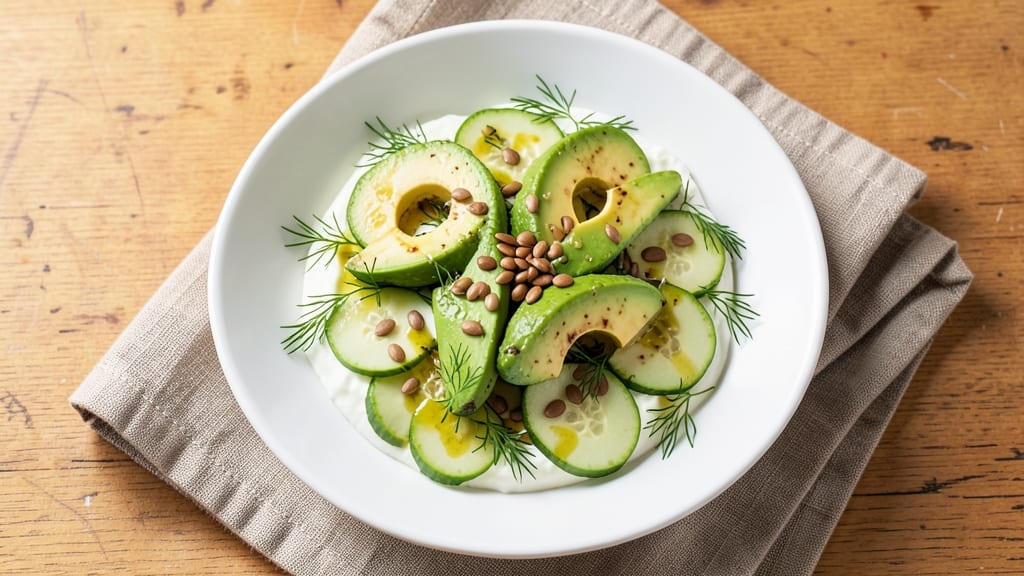 Avocado, Cucumber, and Cottage Cheese Salad Recipe: Zesty Lime-Dressed Freshness