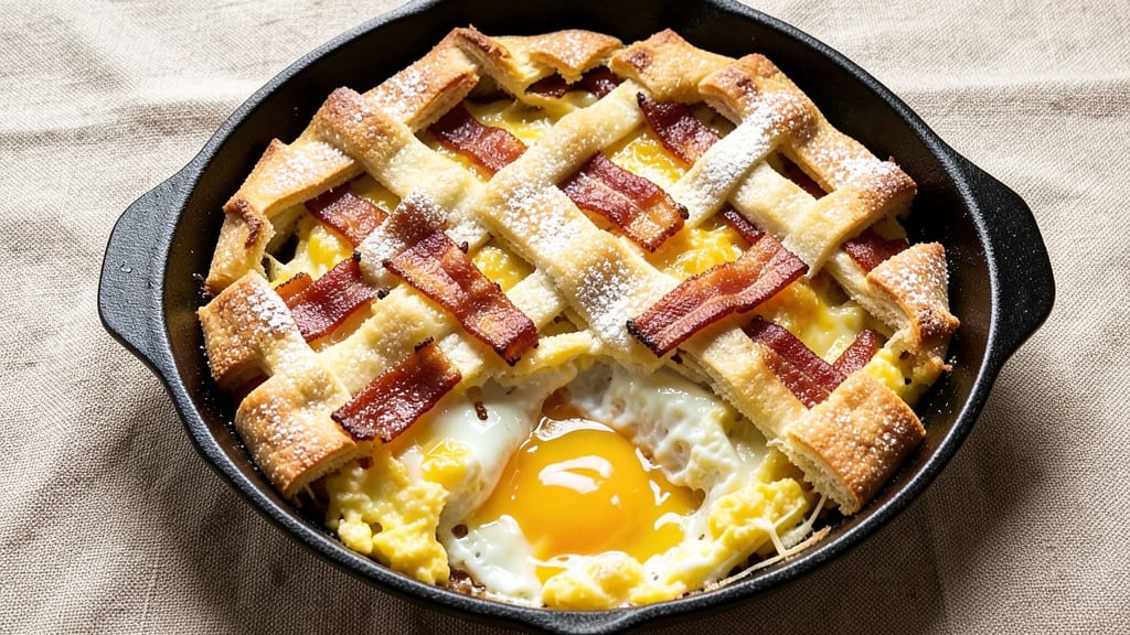 Bacon, Egg, and Cheese Biscuit Casserole Recipe: Crispy-Topped Breakfast Bites in One Pan