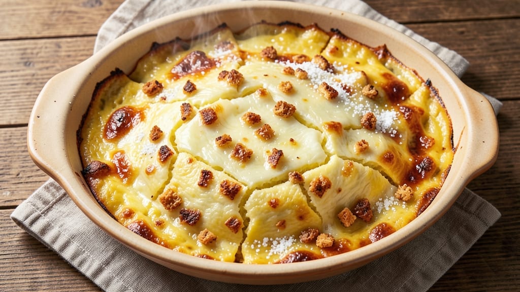 Baked Cheese Omelette Recipe: Crispy Breadcrumbs Shield Melty Centers