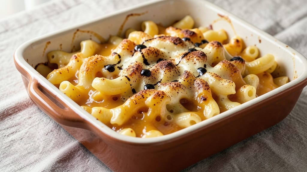 Baked Cheddar Mac and Cheese Recipe: Golden Crust, Pillowy Pasta Pillows