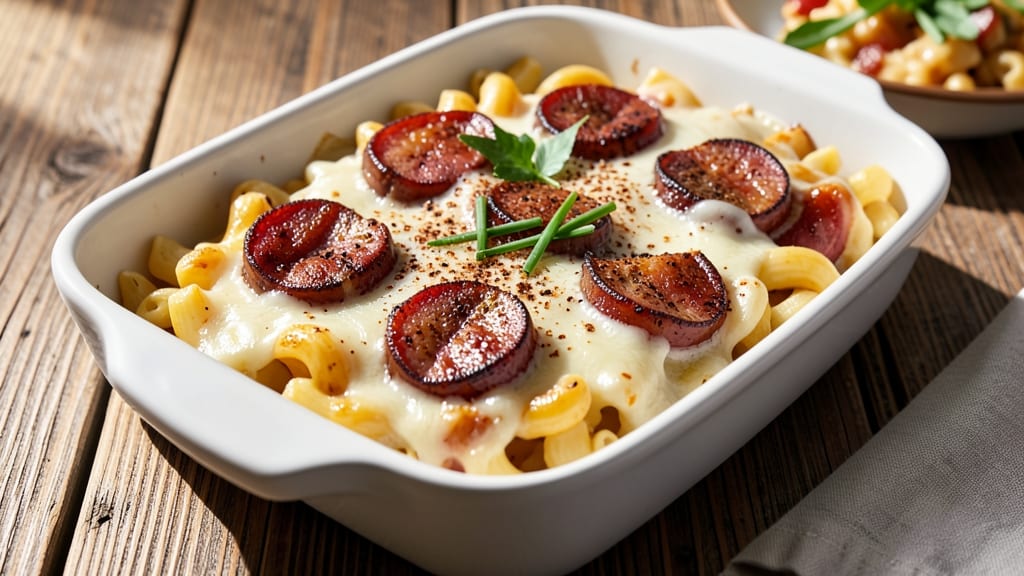 Andouille Mac and Cheese Recipe: Smoky Cajun Spice Meets Melty Triple-Cheese Bliss