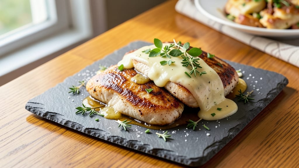 Alouette Garlic and Herb Cheese Recipe: Baked Bread Pudding With Golden Crust
