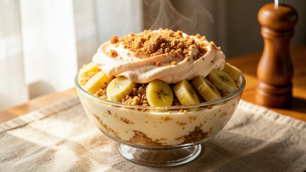 Banana Pudding With Cream Cheese And Chessmen Cookies Recipe: Triple-Layered Bliss in One Bowl
