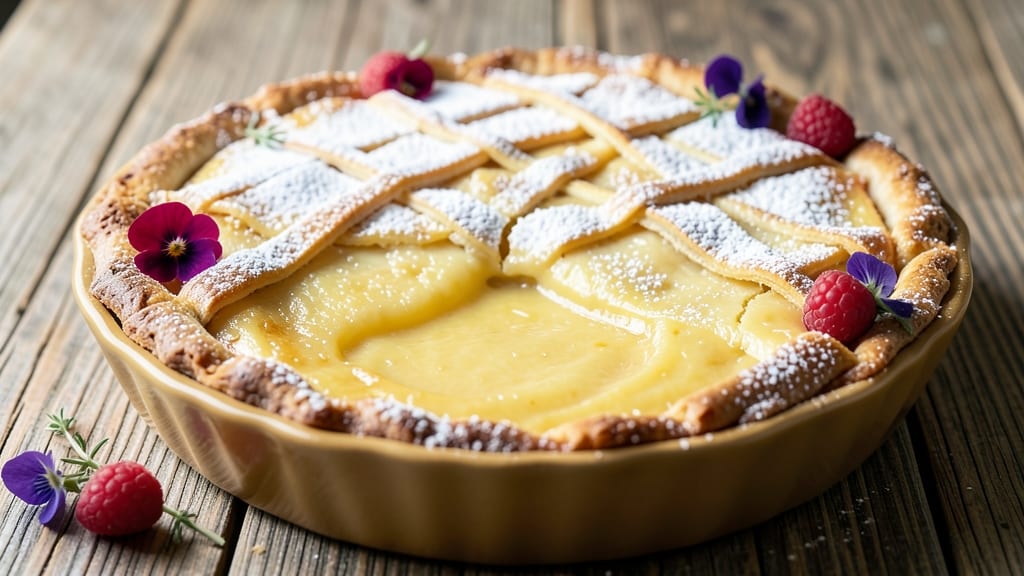 Baked Cheese Pie Recipe: Triple-Layered Crust and Cheese Rivers