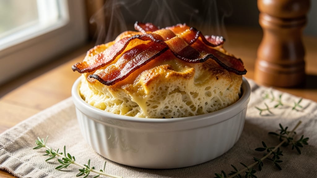Bacon and Cheese Soufflé Recipe: Golden Rise With Crispy Top Secrets