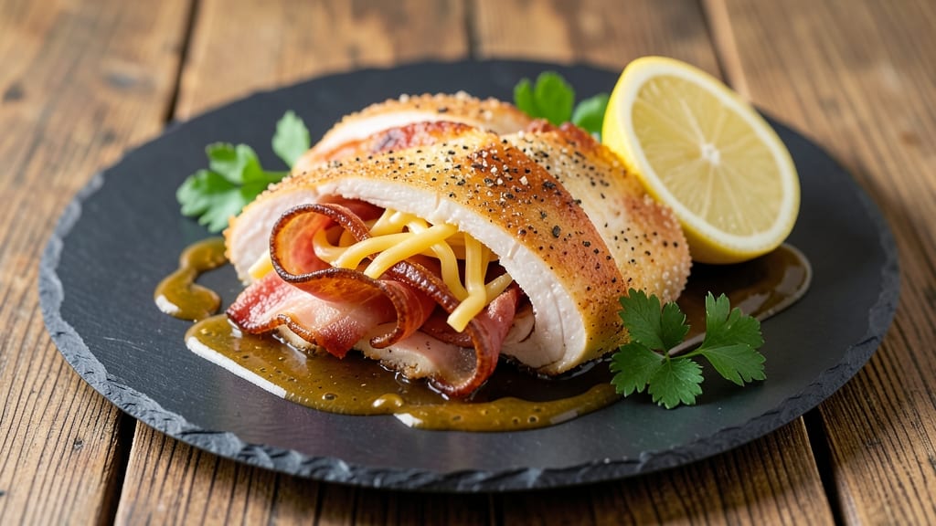 Bacon and Cheese Stuffed Chicken Recipe: Crispy Crust With Gooey Pull-Apart Centers