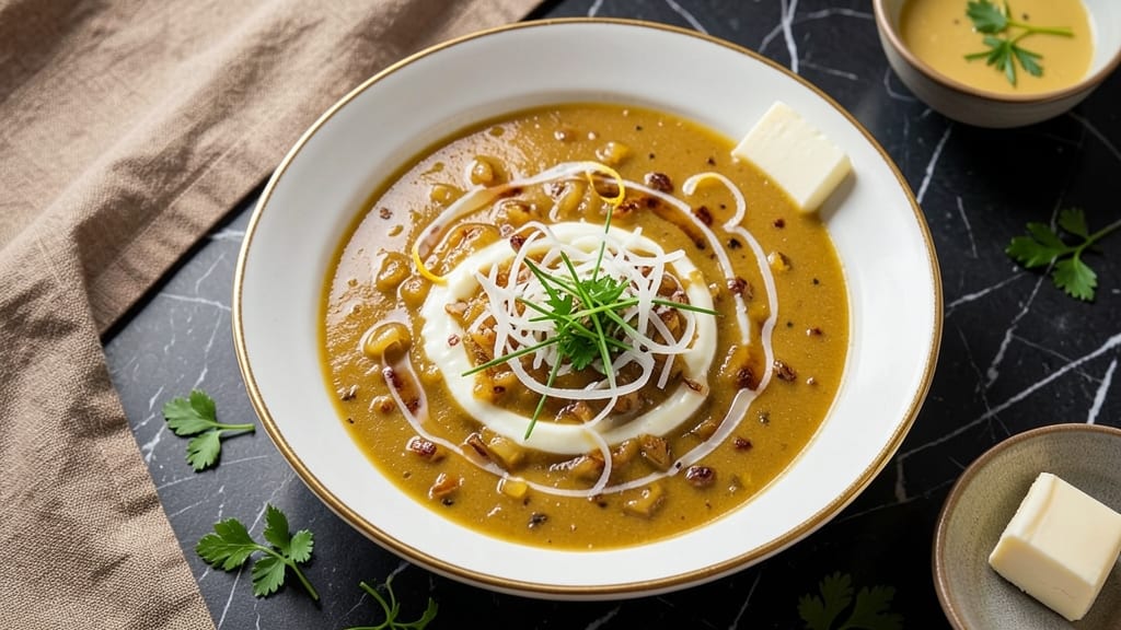 Asiago Cheese Bisque Soup Recipe: Velvety Creaminess With Toasted Herb Crust