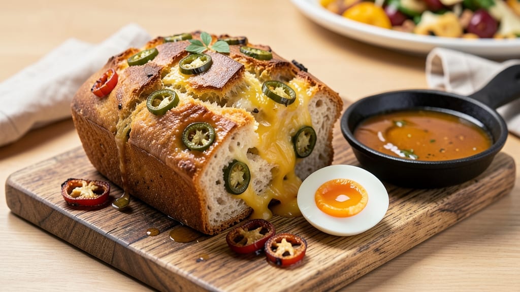 Andersen Bakery Jalapeño Cheese Bread Recipe: Crispy Top, Spicy-Sweet Cheese Pulls