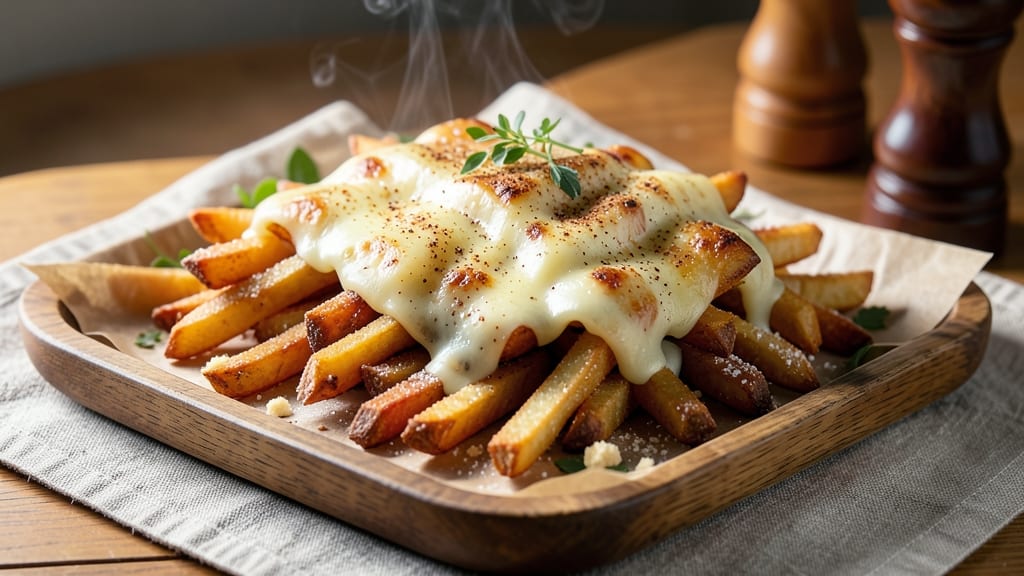 Baked Cheese Fries Recipe: Crispy Potato Bites with Gooey Pull-Apart Cheese