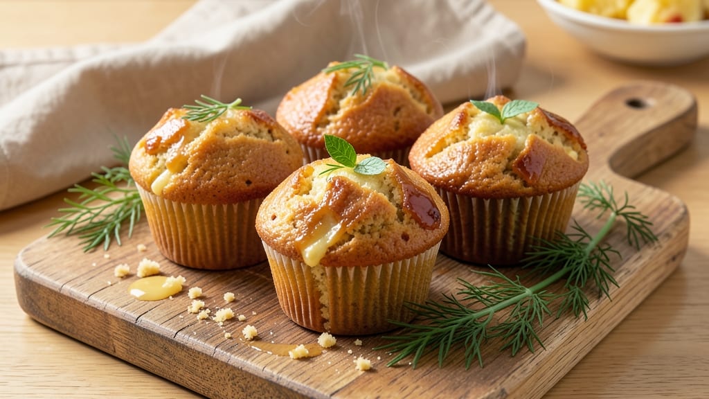 Basic Cheese Muffins Recipe: Fluffy Bites with Golden Crust and Pull-Apart Cheese