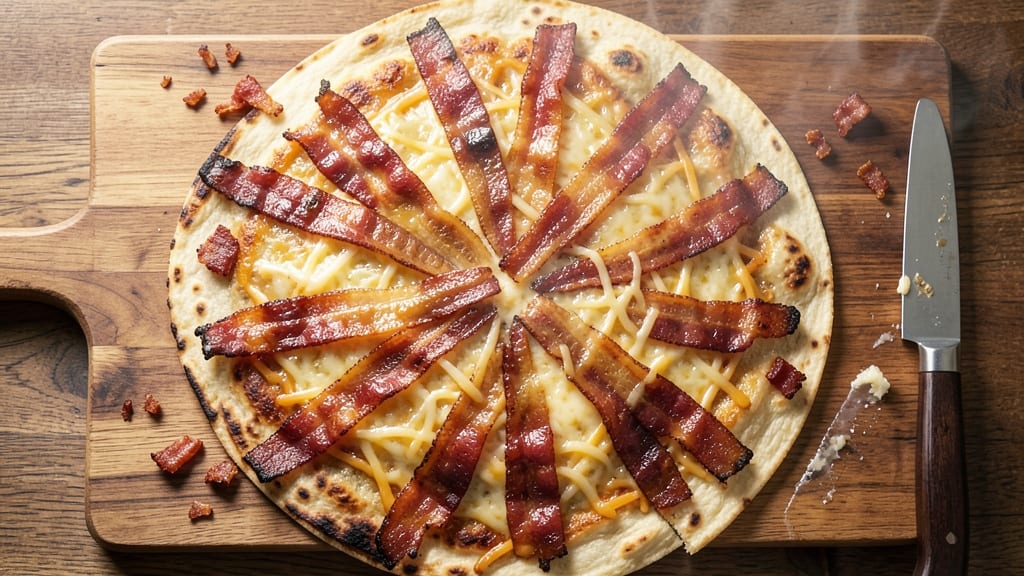Bacon and Cheese Quesadillas Recipe: Crispy Edges and Smoky-Sweet Filling
