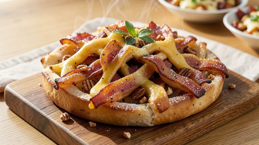 Bacon and Cheese Monkey Bread Recipe: Pull-Apart Crunch With Smoky Sweet Cheese Rivers