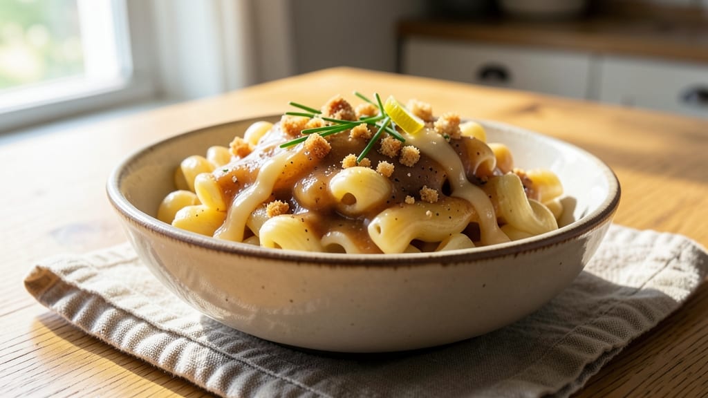 Annie's Vegan Mac and Cheese Recipe: Nutty Cashew Cream With Crispy Breadcrumb Top