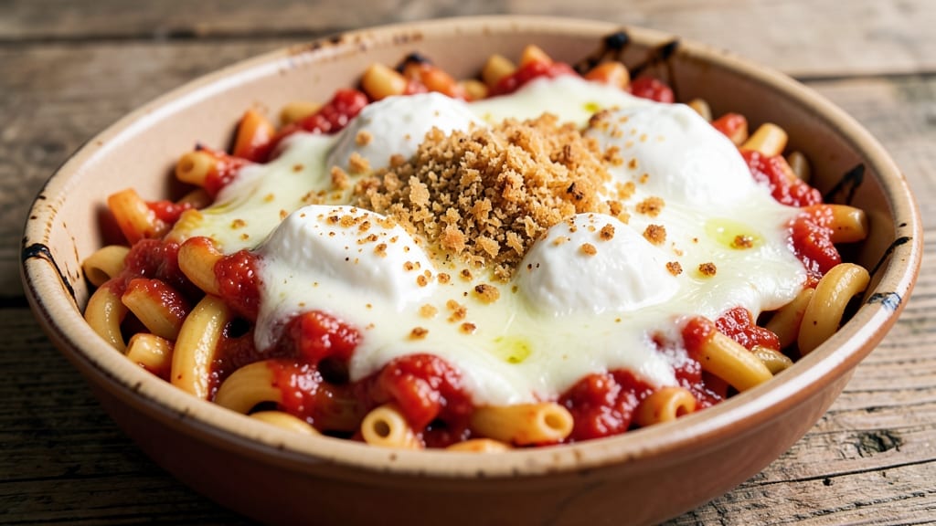 Baked Rotini and Cheese Recipe: One-Pan Pasta Bake With Crispy Breadcrumbs